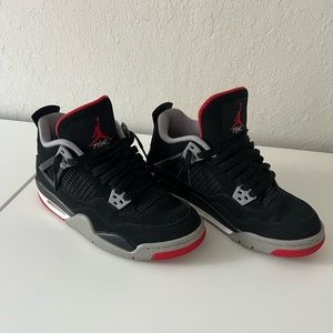 Authentic Jordan 4 Retro Bred 2019 GS